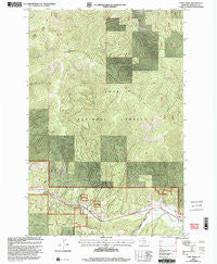 Camp Creek Montana Historical topographic map, 1:24000 scale, 7.5 X 7.5 Minute, Year 1999