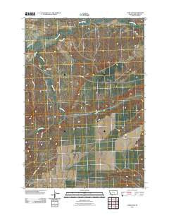 Camp Four Montana Historical topographic map, 1:24000 scale, 7.5 X 7.5 Minute, Year 2011