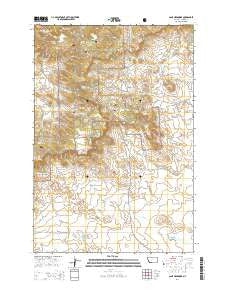 Camp Needmore Montana Current topographic map, 1:24000 scale, 7.5 X 7.5 Minute, Year 2014