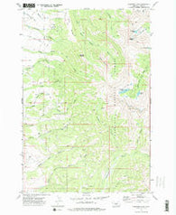 Campfire Lake Montana Historical topographic map, 1:24000 scale, 7.5 X 7.5 Minute, Year 1972