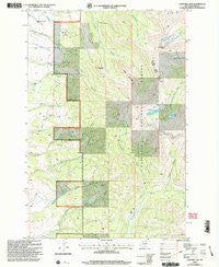 Campfire Lake Montana Historical topographic map, 1:24000 scale, 7.5 X 7.5 Minute, Year 2000