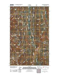Canuck Peak Montana Historical topographic map, 1:24000 scale, 7.5 X 7.5 Minute, Year 2011