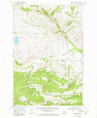 Canyon Creek Montana Historical topographic map, 1:24000 scale, 7.5 X 7.5 Minute, Year 1968