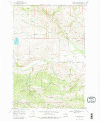 Canyon Creek Montana Historical topographic map, 1:24000 scale, 7.5 X 7.5 Minute, Year 1968