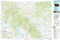 Canyon Ferry Dam Montana Historical topographic map, 1:100000 scale, 30 X 60 Minute, Year 1975