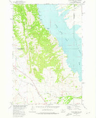 Canyon Ferry SW Montana Historical topographic map, 1:24000 scale, 7.5 X 7.5 Minute, Year 1972
