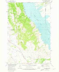 Canyon Ferry SW Montana Historical topographic map, 1:24000 scale, 7.5 X 7.5 Minute, Year 1972
