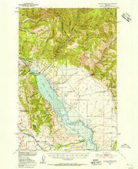 Canyon Ferry Montana Historical topographic map, 1:62500 scale, 15 X 15 Minute, Year 1950