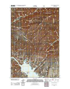 Canyon Ferry Montana Historical topographic map, 1:24000 scale, 7.5 X 7.5 Minute, Year 2011