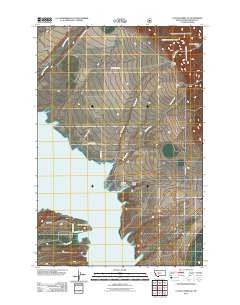 Canyon Ferry SE Montana Historical topographic map, 1:24000 scale, 7.5 X 7.5 Minute, Year 2011
