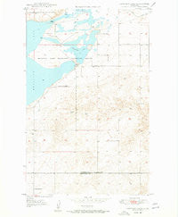 Capeneys Lake Montana Historical topographic map, 1:24000 scale, 7.5 X 7.5 Minute, Year 1948