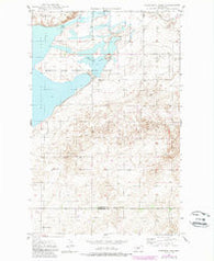 Capeneys Lake Montana Historical topographic map, 1:24000 scale, 7.5 X 7.5 Minute, Year 1947