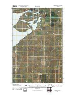 Capeneys Lake Montana Historical topographic map, 1:24000 scale, 7.5 X 7.5 Minute, Year 2011