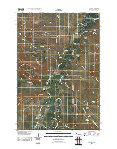 Capitol Montana Historical topographic map, 1:24000 scale, 7.5 X 7.5 Minute, Year 2011
