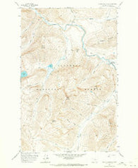 Capitol Mountain Montana Historical topographic map, 1:24000 scale, 7.5 X 7.5 Minute, Year 1958