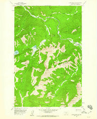 Capitol Mountain Montana Historical topographic map, 1:24000 scale, 7.5 X 7.5 Minute, Year 1958