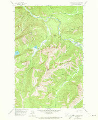 Capitol Mountain Montana Historical topographic map, 1:24000 scale, 7.5 X 7.5 Minute, Year 1958