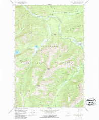 Capitol Mountain Montana Historical topographic map, 1:24000 scale, 7.5 X 7.5 Minute, Year 1958