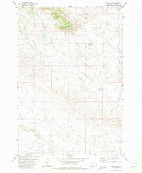 Capitol NW Montana Historical topographic map, 1:24000 scale, 7.5 X 7.5 Minute, Year 1980