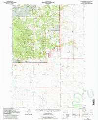 Capitol Rock Montana Historical topographic map, 1:24000 scale, 7.5 X 7.5 Minute, Year 1993