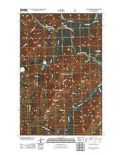 Capitol Mountain Montana Historical topographic map, 1:24000 scale, 7.5 X 7.5 Minute, Year 2011