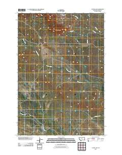 Capitol NW Montana Historical topographic map, 1:24000 scale, 7.5 X 7.5 Minute, Year 2011