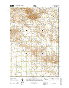 Capitol NW Montana Current topographic map, 1:24000 scale, 7.5 X 7.5 Minute, Year 2014