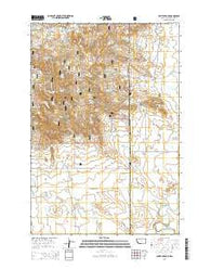Capitol Rock Montana Current topographic map, 1:24000 scale, 7.5 X 7.5 Minute, Year 2014
