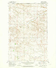 Carbert Montana Historical topographic map, 1:24000 scale, 7.5 X 7.5 Minute, Year 1973