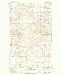 Carbert Montana Historical topographic map, 1:24000 scale, 7.5 X 7.5 Minute, Year 1973