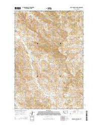Carey-Malone School Montana Current topographic map, 1:24000 scale, 7.5 X 7.5 Minute, Year 2014