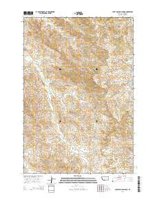 Carey-Malone School Montana Current topographic map, 1:24000 scale, 7.5 X 7.5 Minute, Year 2014
