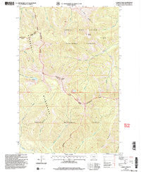 Caribou Peak Montana Historical topographic map, 1:24000 scale, 7.5 X 7.5 Minute, Year 2001