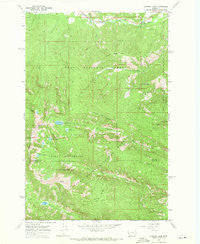 Carlton Lake Montana Historical topographic map, 1:24000 scale, 7.5 X 7.5 Minute, Year 1967