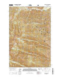 Carlton Lake Montana Current topographic map, 1:24000 scale, 7.5 X 7.5 Minute, Year 2014