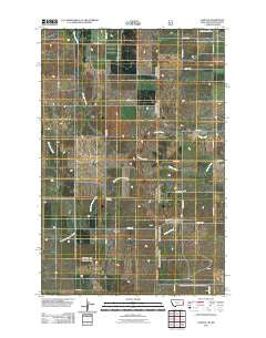 Carlyle Montana Historical topographic map, 1:24000 scale, 7.5 X 7.5 Minute, Year 2011