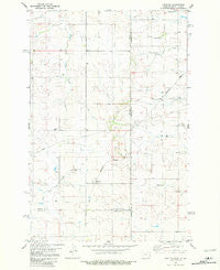 Carlyle Montana Historical topographic map, 1:24000 scale, 7.5 X 7.5 Minute, Year 1981