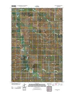 Carlyle NW Montana Historical topographic map, 1:24000 scale, 7.5 X 7.5 Minute, Year 2011