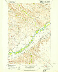 Carney Montana Historical topographic map, 1:24000 scale, 7.5 X 7.5 Minute, Year 1951