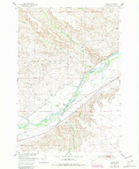 Carney Montana Historical topographic map, 1:24000 scale, 7.5 X 7.5 Minute, Year 1951