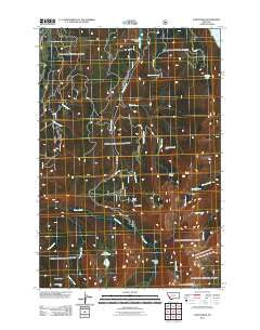 Carpp Ridge Montana Historical topographic map, 1:24000 scale, 7.5 X 7.5 Minute, Year 2011