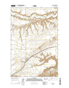 Carter Montana Current topographic map, 1:24000 scale, 7.5 X 7.5 Minute, Year 2014