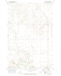 Carter NE Montana Historical topographic map, 1:24000 scale, 7.5 X 7.5 Minute, Year 1970