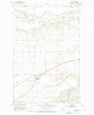 Carter Montana Historical topographic map, 1:24000 scale, 7.5 X 7.5 Minute, Year 1953