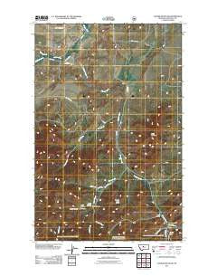 Carter Mountain Montana Historical topographic map, 1:24000 scale, 7.5 X 7.5 Minute, Year 2011