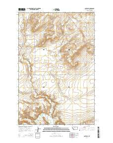 Carter NE Montana Current topographic map, 1:24000 scale, 7.5 X 7.5 Minute, Year 2014