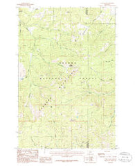 Casey Peak Montana Historical topographic map, 1:24000 scale, 7.5 X 7.5 Minute, Year 1985