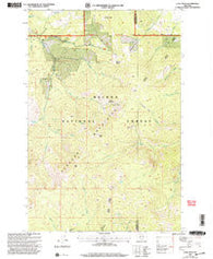 Casey Peak Montana Historical topographic map, 1:24000 scale, 7.5 X 7.5 Minute, Year 2001
