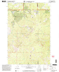Casey Peak Montana Historical topographic map, 1:24000 scale, 7.5 X 7.5 Minute, Year 2001