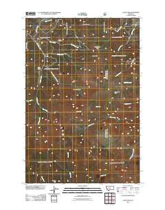 Casey Peak Montana Historical topographic map, 1:24000 scale, 7.5 X 7.5 Minute, Year 2011